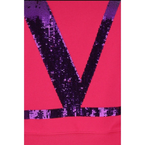 Valentino VLOGO Sequin Embellished hoodie pink - Picture 13 of 15